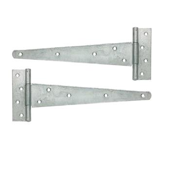 ZINC PLATED TEE HINGE 4" PAIR HEAVY DUTY
