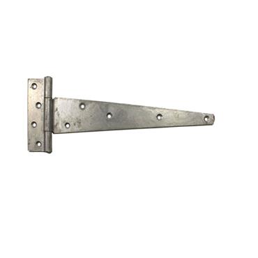 ZINC PLATED TEE HINGE 12" PAIR HEAVY QUALITY