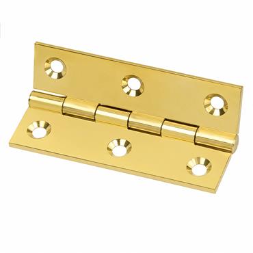 2" Brass Butt Hinge Pair