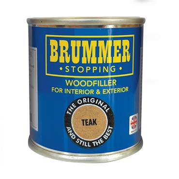 BRUMMER WOOD FILLER INTERIOR TEAK 250G