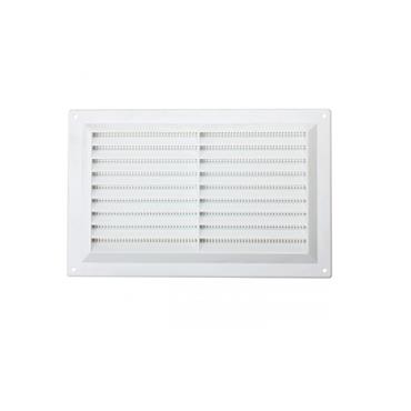 MAP LOUVRED VENT 9X6" WHITE PLASTIC