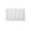 MAP LOUVRED VENT 9X6" WHITE PLASTIC