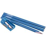 DRAPER PENCILS (12) FOR CARPENTERS + SHARPENER