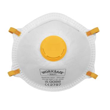 Sealey Dust Mask Ffp3 With Valve Pk10