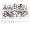 SILVERLINE FLAT WASHERS STEEL ASSORTED PK M5-M10
