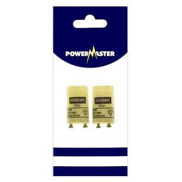 POWERMASTER 4W-65W FLOURESENT STARTERS (PK2)