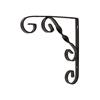 CENTURION BRACKET WROUGHT IRON BLACK 6"