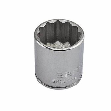BRITOOL 11/16" A/F SOCKET BIHEXAGON 3/8" DRIVE