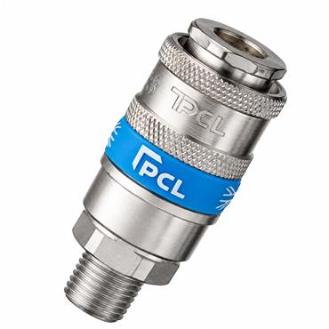 PCL AC21CM Airflow Coupling 1/4" BSP Male