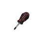 Sealey Screwdriver Set Stubby  Pz1pz2 6mm Flat
