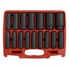 SEALEY DEEP IMPACT SOCKET SET 1/2" MM (16 PC)