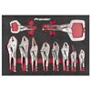 Sealey Locking Pliers Set 10 In Foam Tray