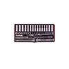 SEALEY SOCKET SET 1/4" SQ 4-13MM 3/16-1/2"(41 PCS)