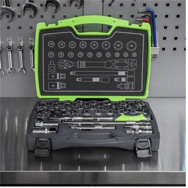 SEALEY SOCKET SET 1/2" SQ 8-32MM 26 PIECE