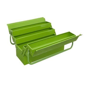 SEALEY TOOLBOX CANTILEVER 5 TRAY HI-VIZ GREEN 530