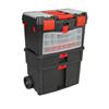 SEALEY MOBILE TOOLBOX & TOTE TRAY+ ASSORTMENT BOX