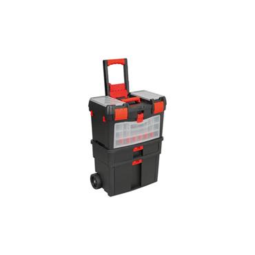 SEALEY MOBILE TOOLBOX & TOTE TRAY+ ASSORTMENT BOX
