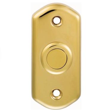 Carlisle Brass AQ31PVD Victorian Shaped Doorbell Push ? 76 ? 38mm PVD Stainless Brass