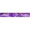 CHARNWOOD ACRYLIC PEN BLANK DARK ORCHID WHITE SWI