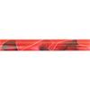 CHARNWOOD ROUND ACRYLIC PEN BLANK RED. B&W SWIRL