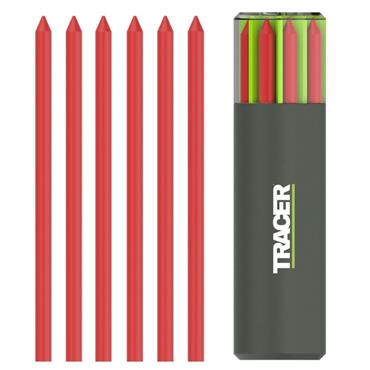Tracer 6PC Tough Replacement Red Lead 10Pk