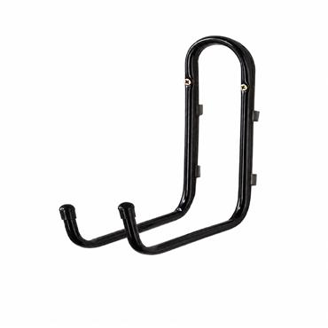 MOTTEZ DOUBLE HOOK 160MM BLACK 10MM DIA