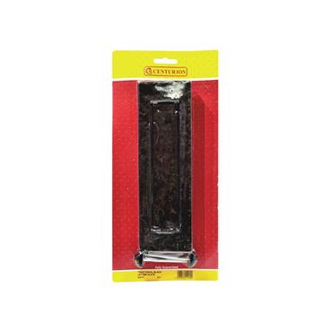 CENTURION LETTER PLATE BLACK ANTIQUE 10"X3"