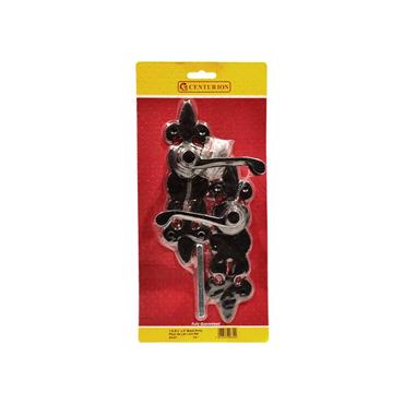 CENTURION LEVER LOCK HANDLES BLACK FLUER DE LYS