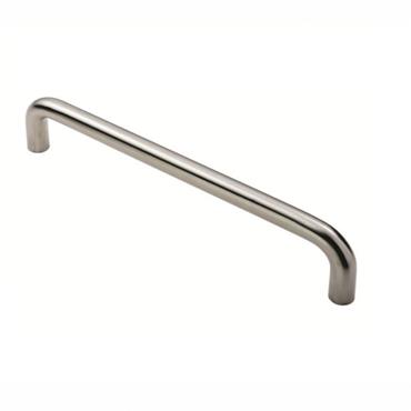 Carlisle Brass PAD1450SSS D Pull Door Handle ? 19mm Diameter 450mm Centres Satin Stainless Steel