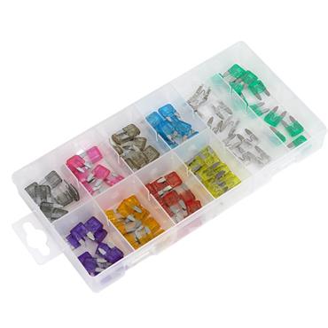 Sealey BCF100 Automotive MINI Blade Fuse Assortment 100 Piece (2A?30A)
