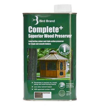 WOOD PRESERVATIVE DARK BROWN 5LTR