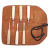 BEBER MINI CARVING SET IN LEATHER ROLL 6 PIECE