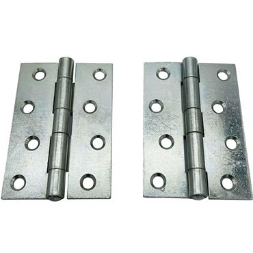 STEEL BUTT HINGE 4" PAIR 100MM
