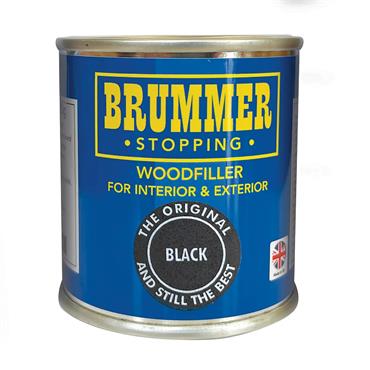 BRUMMER WOOD FILLER INTERIOR & EXTERIOR BLACK 250G