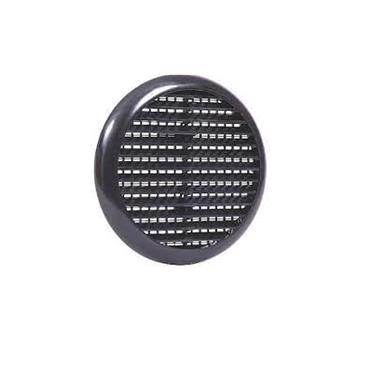 MAP ROUND PUSH IN VENT 6" BLACK