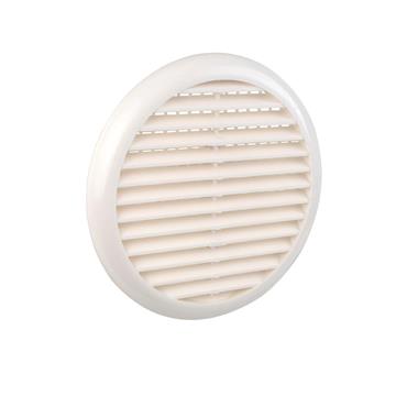 MAP ROUND PUSH IN VENT 6" WHITE