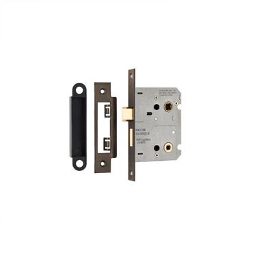 EASI T BATHROOM LOCK 63MM BRONZE