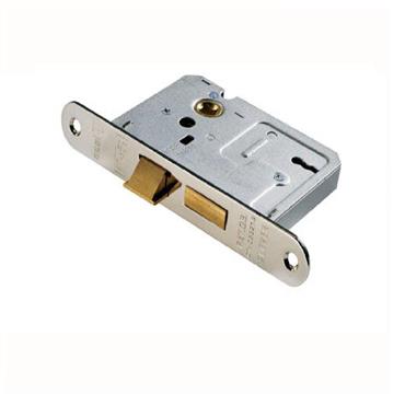 CARLISLE 2 LEVER 2 1/2" NICKEL LOCK 63MM