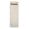 Carlisle Finger Plate 300mm X 75mm Push Stainless