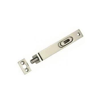 CARLISLE FLUSH BOLT 6" NICKEL PK2