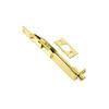 CARLISLE FLUSH BOLT 6" BRASS PK2