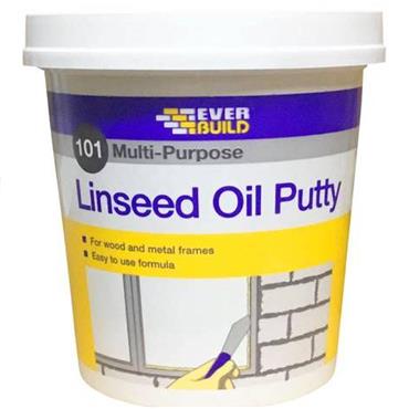 EVERBUILD LINSEED OIL PUTTY NATURAL 1KG