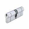 EURO DOUBLE CYLINDER 30/40MM SATIN CHROME VIER