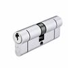 EURO DOUBLE CYLINDER 35/45MM SATIN CHROME VIER