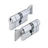 VIER EURO CYLINDER &TURN 70MM SATIN CHROME