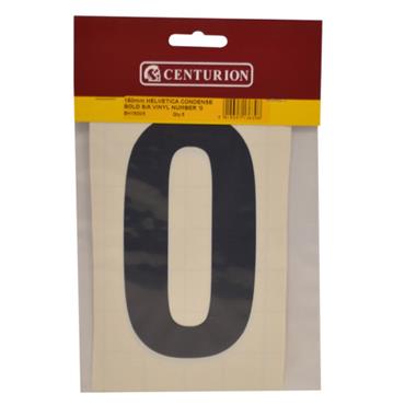 CENTURION NUMERAL SELF ADHESIVE 3" 0