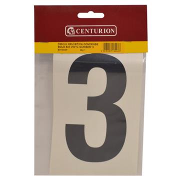 SELF ADHESIVE NUMERAL 3 (3")