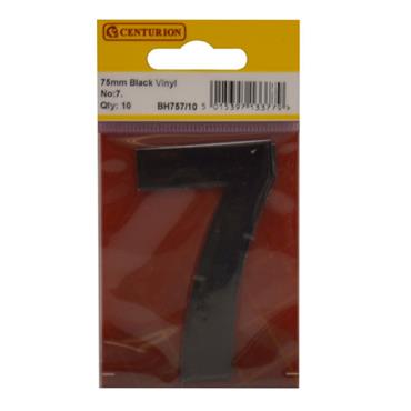 CENTURION NUMERAL SELF ADHESIVE 3" 7