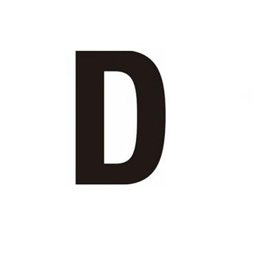 CENTURION LETTER SELF ADHESIVE 3" D