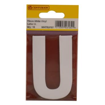 CENTURION LETTER SELF ADHESIVE LETTER 3" U